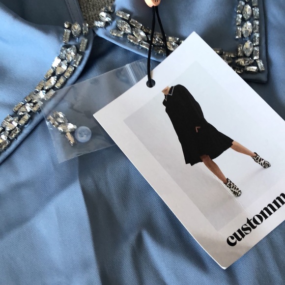 Custommade  azure long sleeve dress - Picture 4 of 6